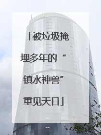 被垃圾掩埋多年的“镇水神兽”重见天日