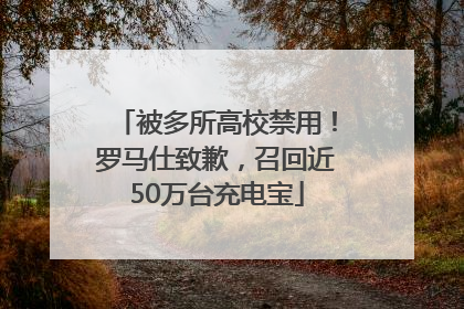 被多所高校禁用！罗马仕致歉，召回近50万台充电宝