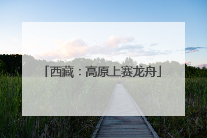 西藏：高原上赛龙舟
