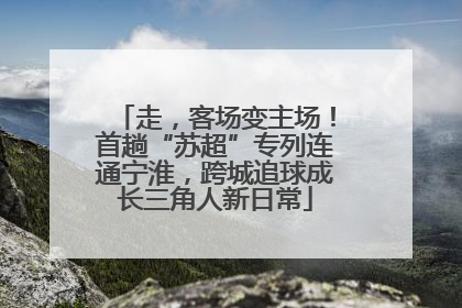 走，客场变主场！首趟“苏超”专列连通宁淮，跨城追球成长三角人新日常