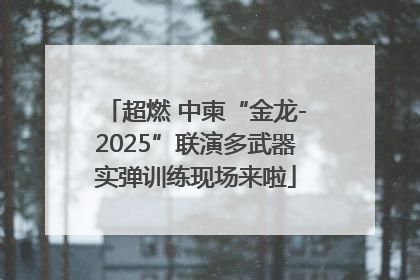 超燃 中柬“金龙-2025”联演多武器实弹训练现场来啦