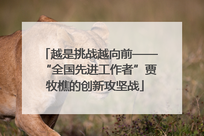 越是挑战越向前——“全国先进工作者”贾牧樵的创新攻坚战