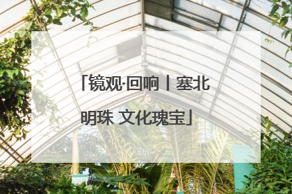 镜观·回响丨塞北明珠 文化瑰宝