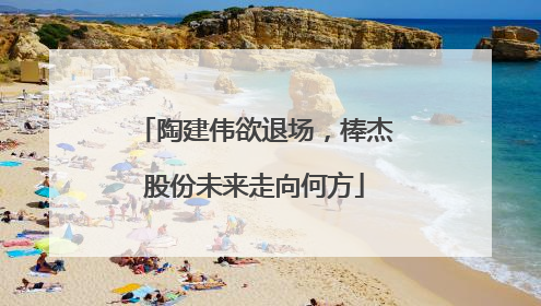陶建伟欲退场，棒杰股份未来走向何方