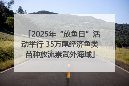 2025年“放鱼日”活动举行 35万尾经济鱼类苗种放流崇武外海域