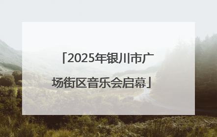 2025年银川市广场街区音乐会启幕