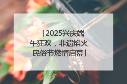 2025兴庆端午狂欢，非遗焰火民俗节燃情启幕