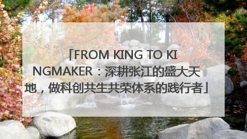 FROM KING TO KINGMAKER：深耕张江的盛大天地，做科创共生共荣体系的践行者